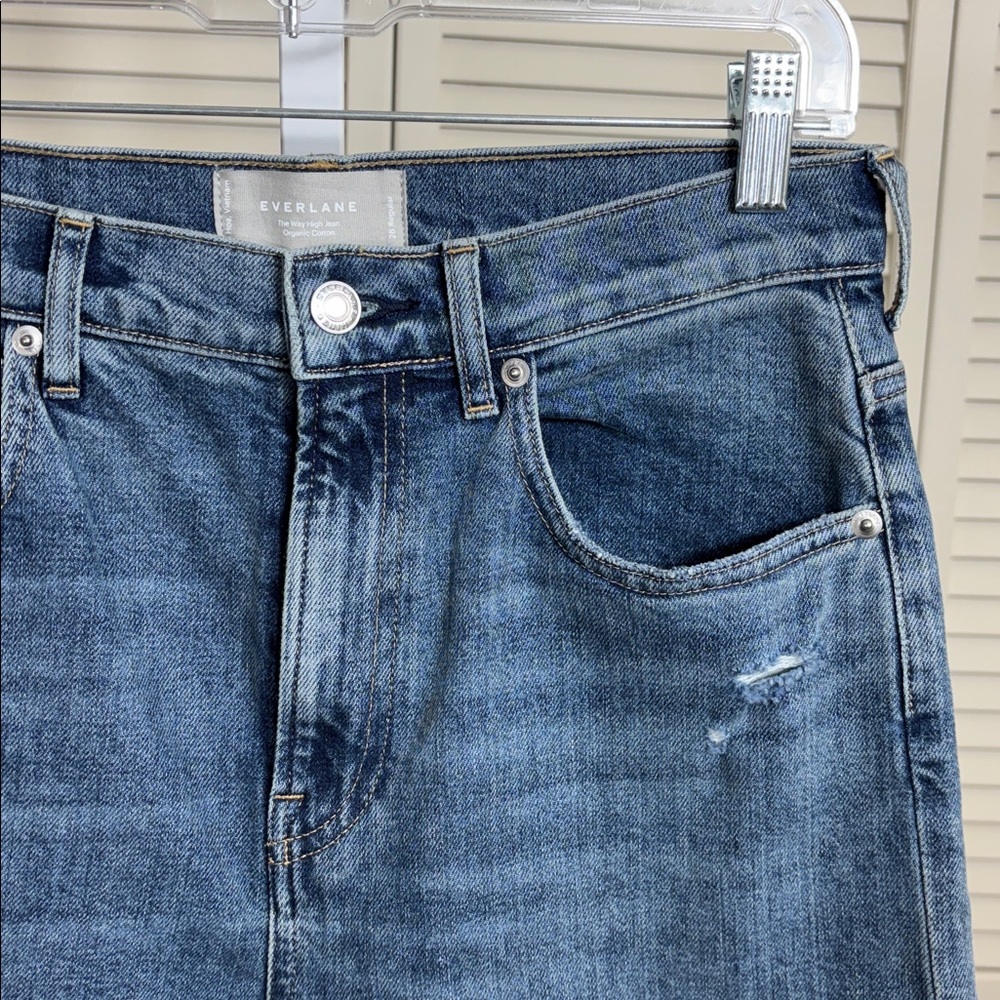 Everlane the Way High Jeans Organic Cotton Size 28 Regular - Picture 8 of 14